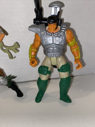 Vintage GI Joe Extreme Lieutenant Stone 4.25" Figure Hasbro Lot Of 2 LT. Stone - Picture 11 of 12