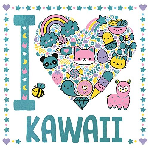 I Heart Kawaii: 1 (I Heart Pocket Colouring)-Emily Hunter-Higgin