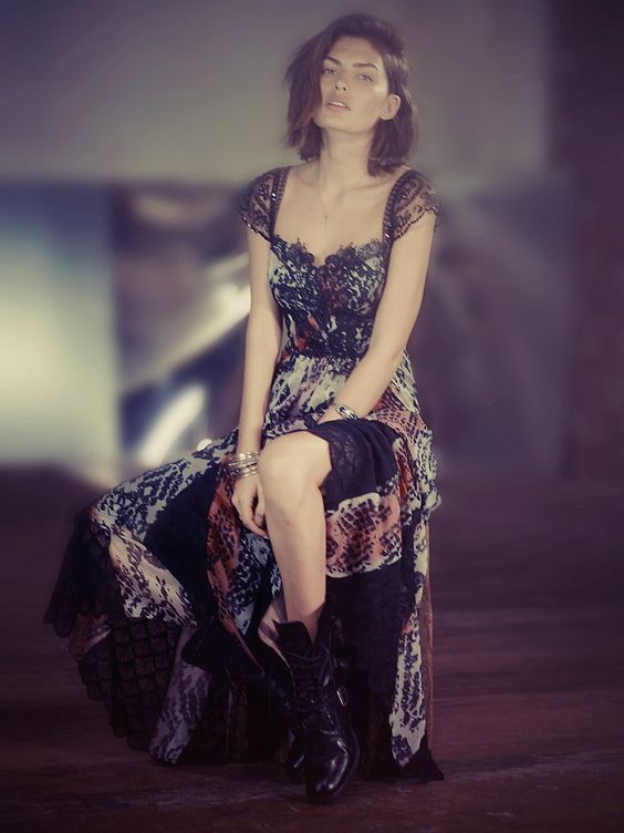 free people hearts run wild maxi dress Wild Heart Maxi Dress
