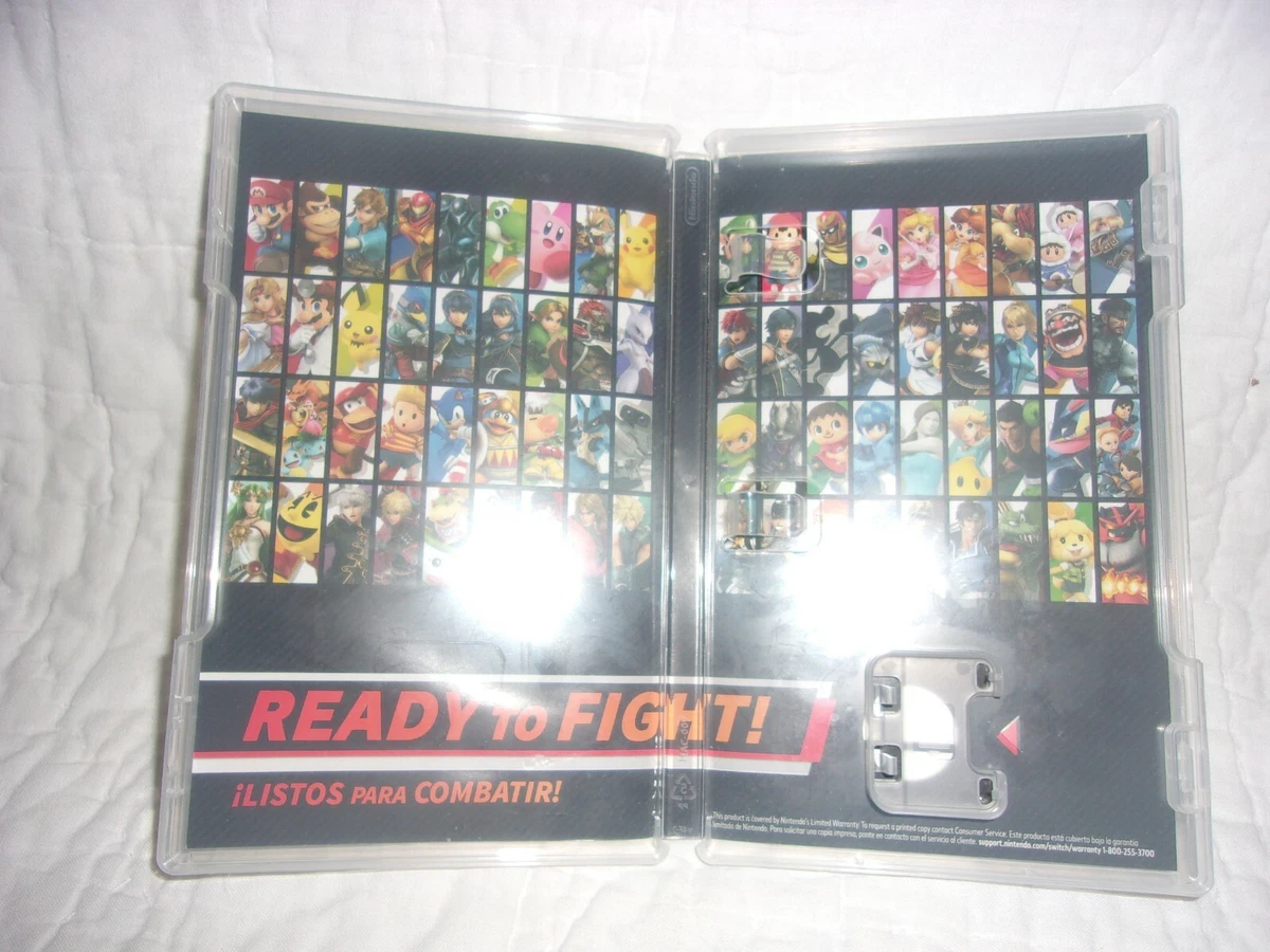 Nintendo Switch SUPER SMASH BROS ULTIMATE Case Only NO GAME