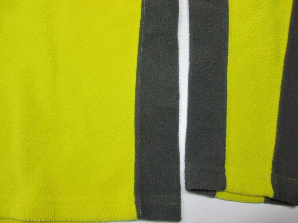 Camicia in pile The North Face ragazzo taglia S giallo/nero 1/2 zip collo alto logo - Immagine 4 di 4