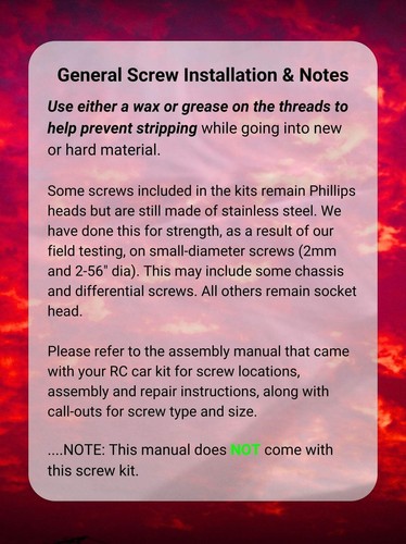 RCScrewZ Stainless Screw Kit tam014 for Tamiya Egress Vintage 1/10 (58079) | KIT - Picture 11 of 17