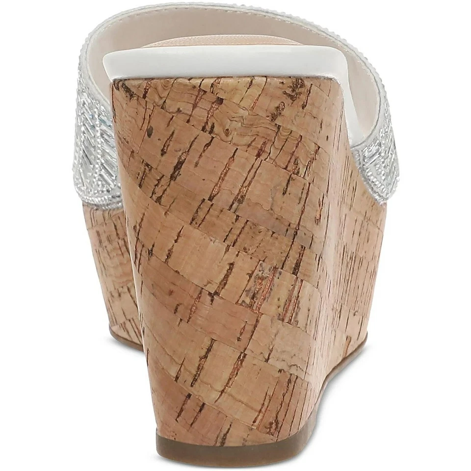 Sandalias de cuña Thalia Sodi Jae de gamuza sintética para mujer talla 9 nuevas en caja Foto 3 de 4