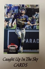 2024 Stadium Club Jackson Chourio RC Rookie Design Variation SSP Brewers PR/92