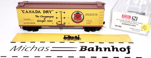 Micro Trains Line 49190 40' Sheathed Reefer Crazy Canada Dry 9106 N 1:160 f84 å | Zustand: Gebraucht