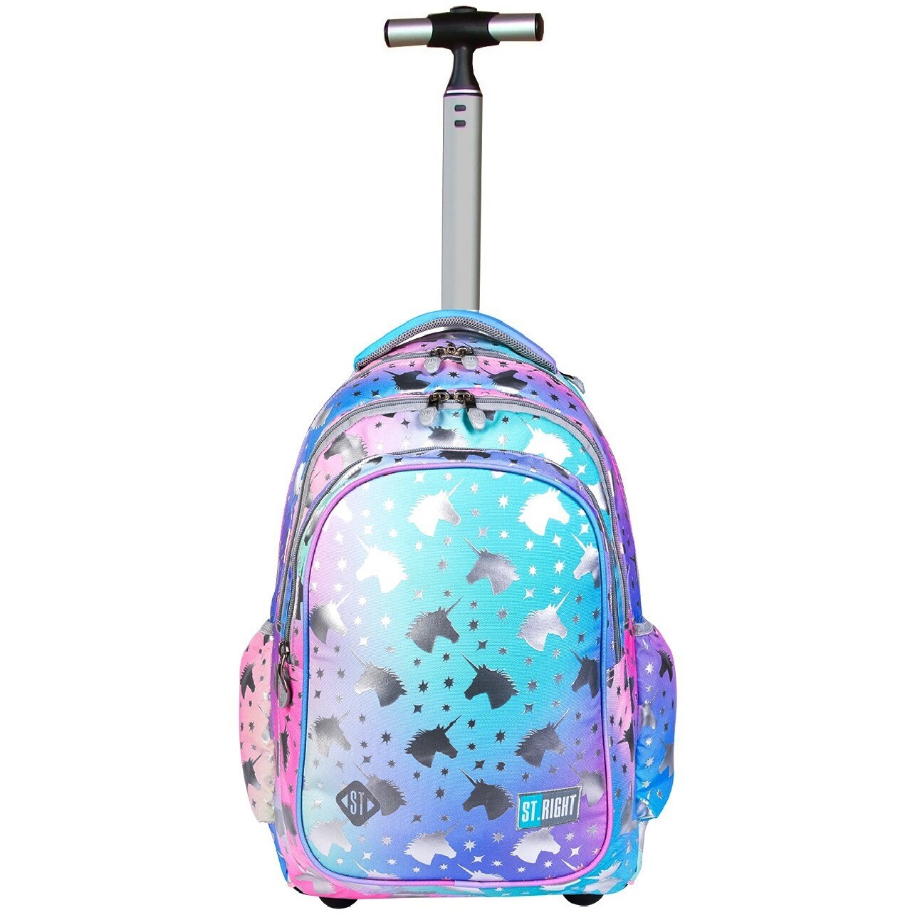 St. Right Unicornio Ombre Mochila Trolley Escuela Primaria Media para Chica Dama