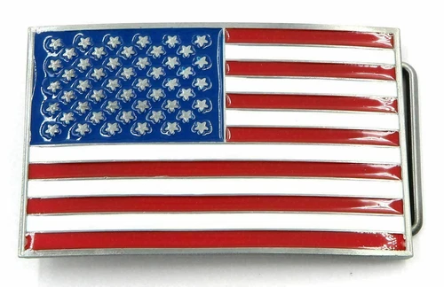 USA Country American National Flag Metal Belt Buckle …