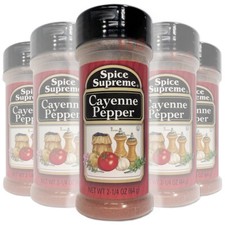 Spice Supreme CAYENNE PEPPER Food Seasonings Kitchen Cooking Herbs Spices 2.25oz