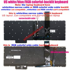 US Backlit Keyboard For Lenovo Legion 5pro 16ITH6 16ACH6 16IAH7H 16arh7h 15ACH6H