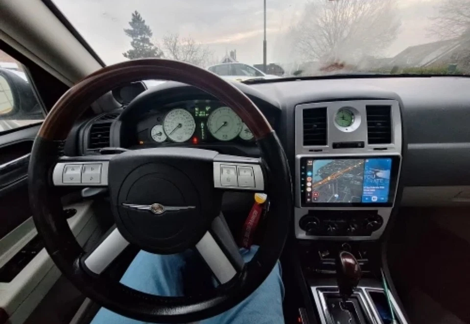 RADIO 2 DIN ANDROID PER CHRYSLER C300 CARPLAY RDS 2/32 GPS WIFI USB - Immagine 2 di 4