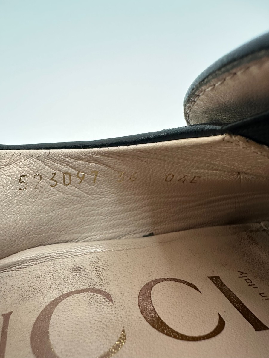 Gucci Goatskin Crystal Womens Horsebit Loafers 36 Black | eBay
