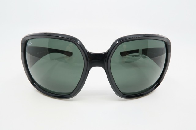 Ray-Ban RB 4347 601/71 60 Powderhorn Black/dark Green Oversize Women  Sunglasses for sale online | eBay