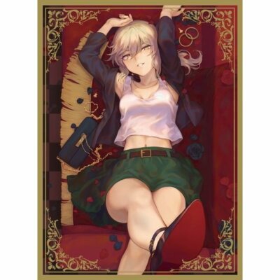 Fate Grand Order FGO Saber Alter doujin Card Sleeve Protector