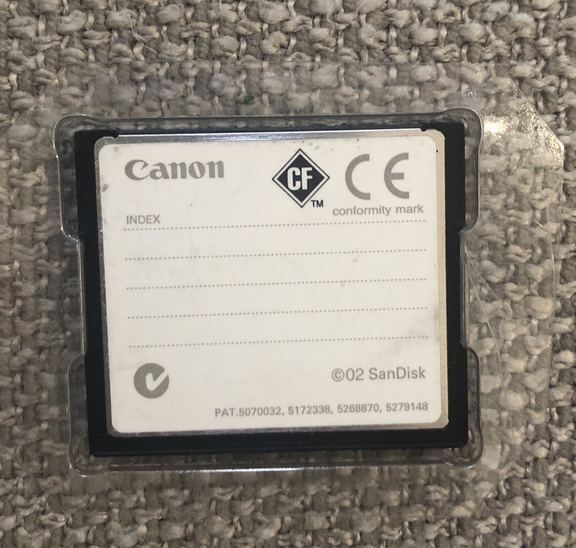 Canon 32MB FC32M MEGABYTE CF Compact Flash Camera Memory Card TESTED