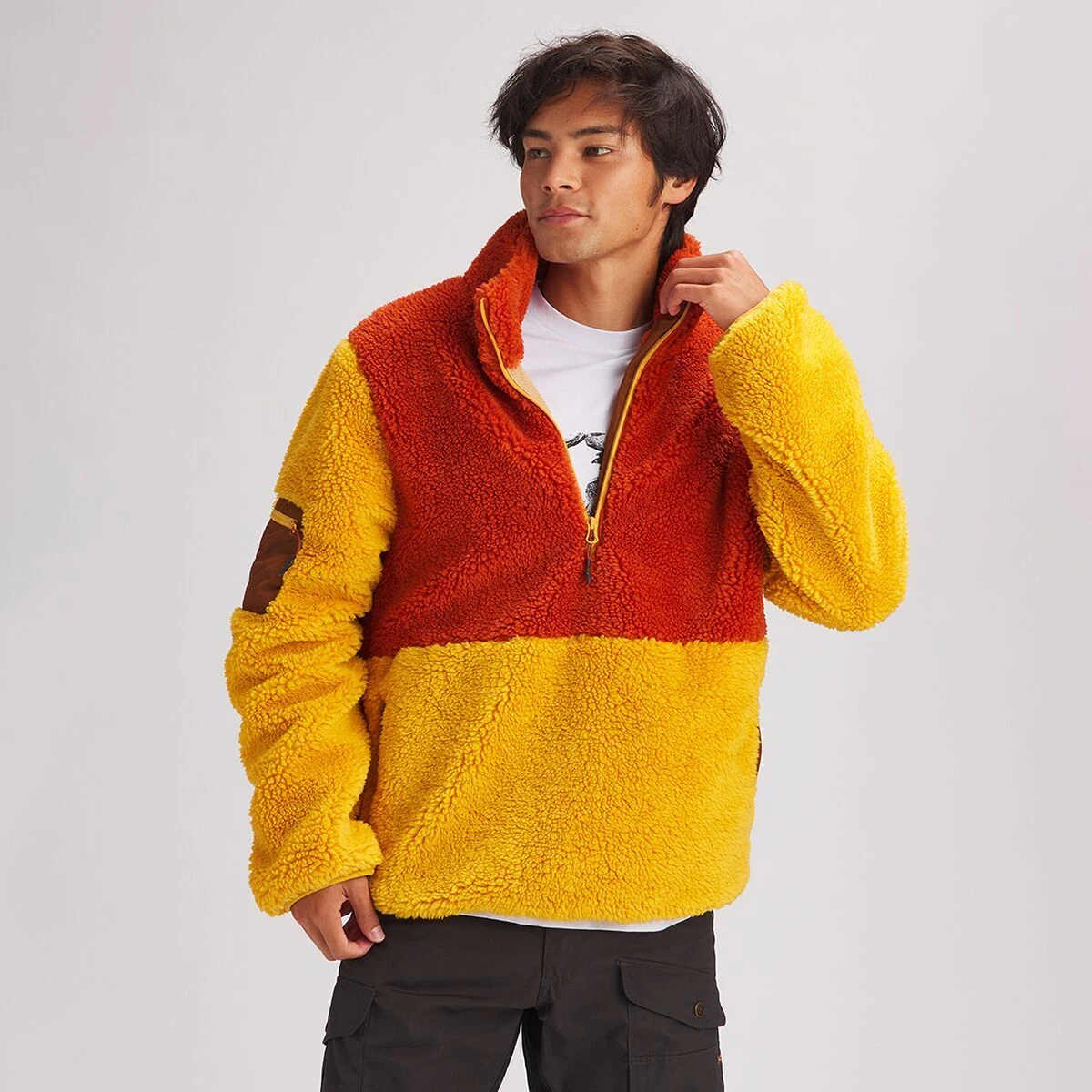 2t top sherpa pullover