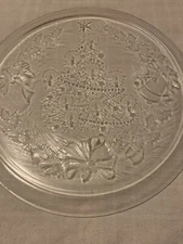 Les Verreries De Saint Gobain Duralex Noël Christmas 13" Platter Original Box