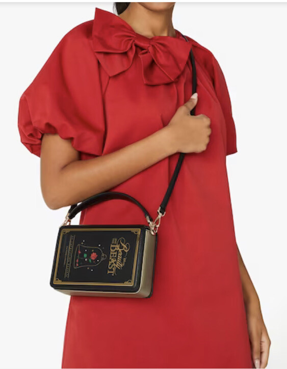 NWT Kate Spade X Disney Beauty and the Beast 3d Book Crossbody