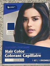 TEMPORARY HAIR COLOR - Electric Blue Easy to use! COMB IN AND WASH OUT! 