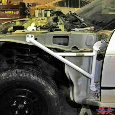 Fit For 1989 90 91 92 93 94 Nissan 240SX Silvia S13  2PC Fender Brace Bar