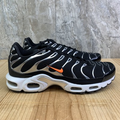 nike tn black silver