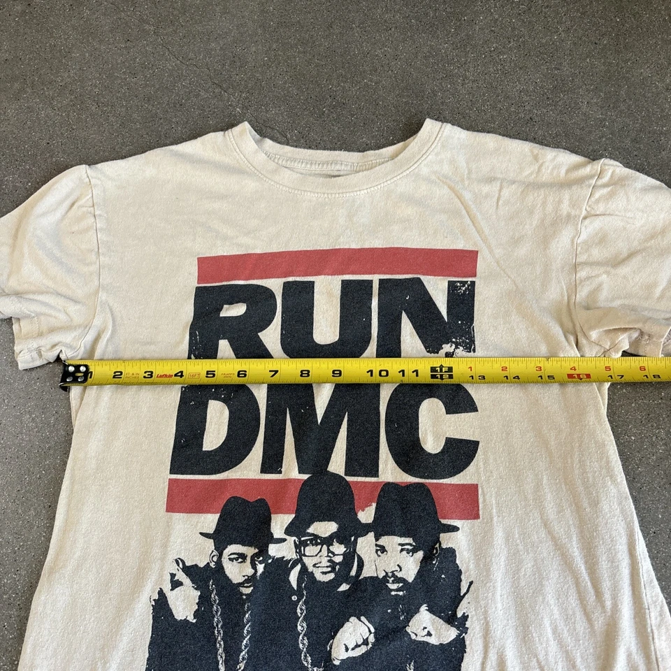RUN DMC Camiseta Beige Talla S Foto 4 de 4