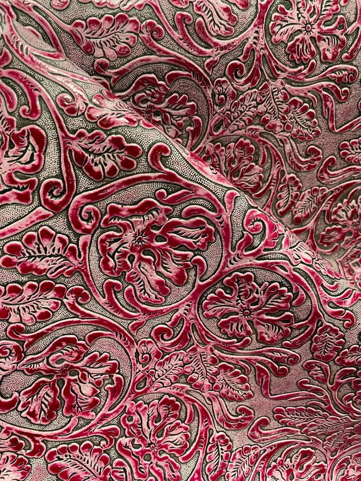 Embossed Leather Cowboy Tool Flamingo, Leather Sheets 8x8,10x8,12x18 Cut to Size - Image 3 of 4