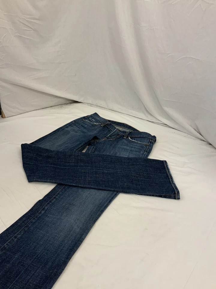 Citizens Of Humanity Jeans 25 Blue Dark Wash Bootleg Cotton Polyester YGI X1-311 - Image 3 of 4