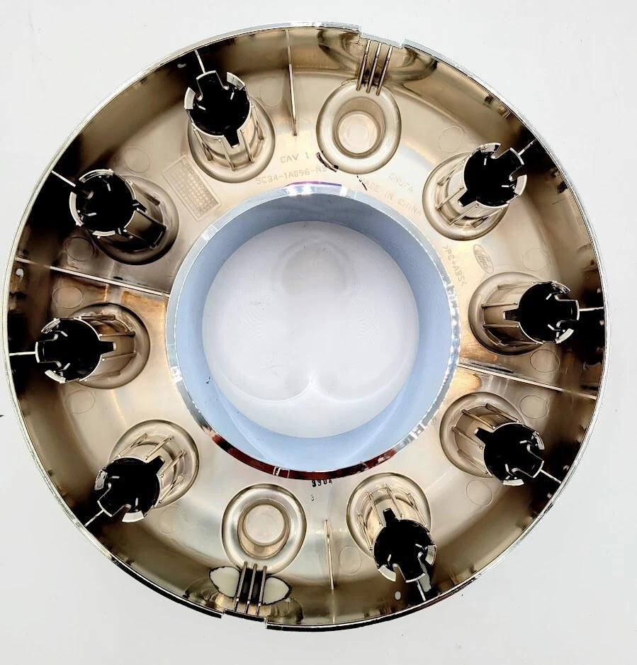 OEM 2005-2016 Ford F250 Super Duty Chrome Front 10 Lug Center Cap- 5C34-1A096-NB Foto 4 de 4