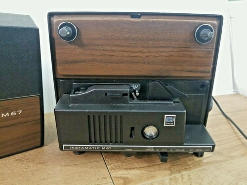 VTG Kodak Instamatic M67 Movie Projector W/ Reel Carry Case Motor Works No  Light | eBay