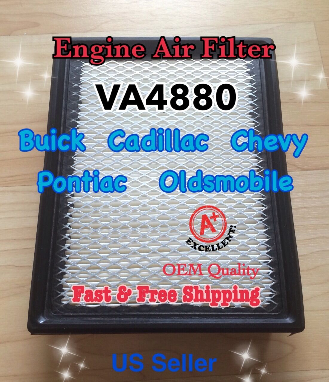 VA4880 CA7597 Chevy Pontiac Cadillac...AIR FILTER Super Fast Shipping Ever!!!^o^