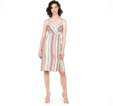 Express size M linen blend pastel colored midi sundress