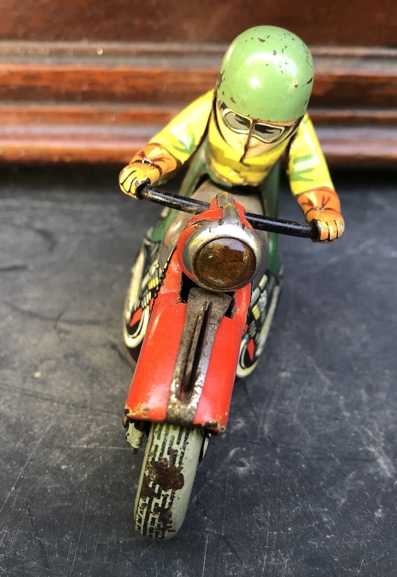 SCHUCO TIN LITHO WINDUP #2 MOTOR DRILL 1006 MOTORCYCLE | eBay