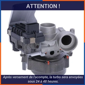 Turbolader rechts für MERCEDES-BENZ E 400 CDI ML 250PS - 306PS | A6280960199