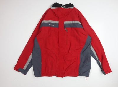 Columbia Outdoorjacke Herren rot XL Interchange Kapuze wasserdicht