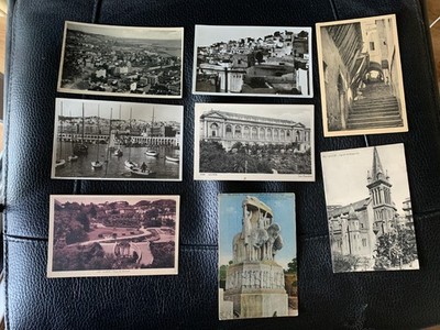 7 x Ansichtskarten Alger Algier Algerien Eglise St Augustin Denkmal Facultes Lot