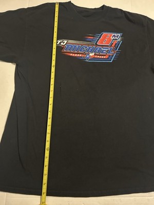TJ Michael dirt Sprint Car racing t-shirt double sided Plano Texas XL