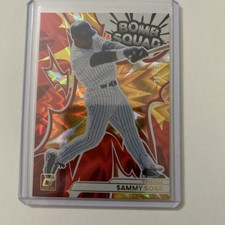2026 Donruss Baseball Sammy Sosa Red Xplosion Bomb Squad #’d 38/99 Cubs