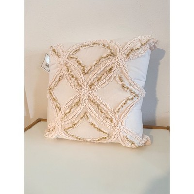 Peri Home Metallic Chenille Decorative Pillow, 18'' x 18''