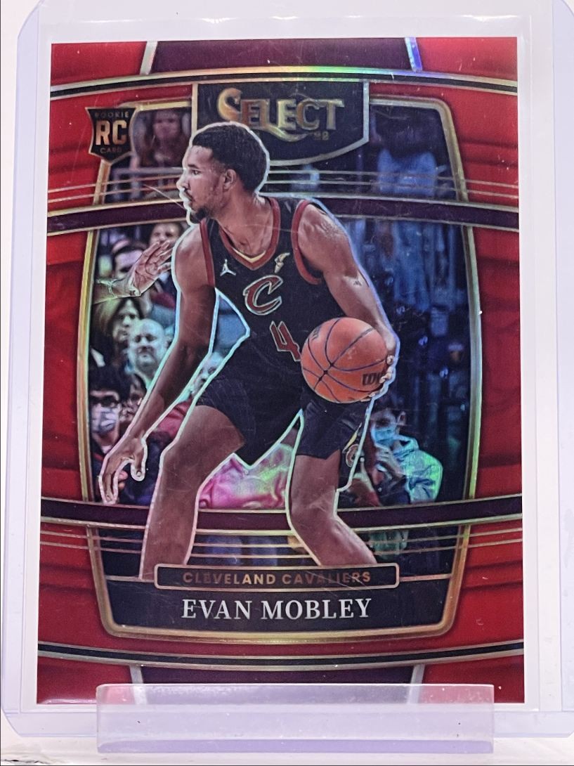 EVAN MOBLEY 2021-22 SELECT CONCOURSE ROOKIE RED PRIZM RC /199 Q6561
