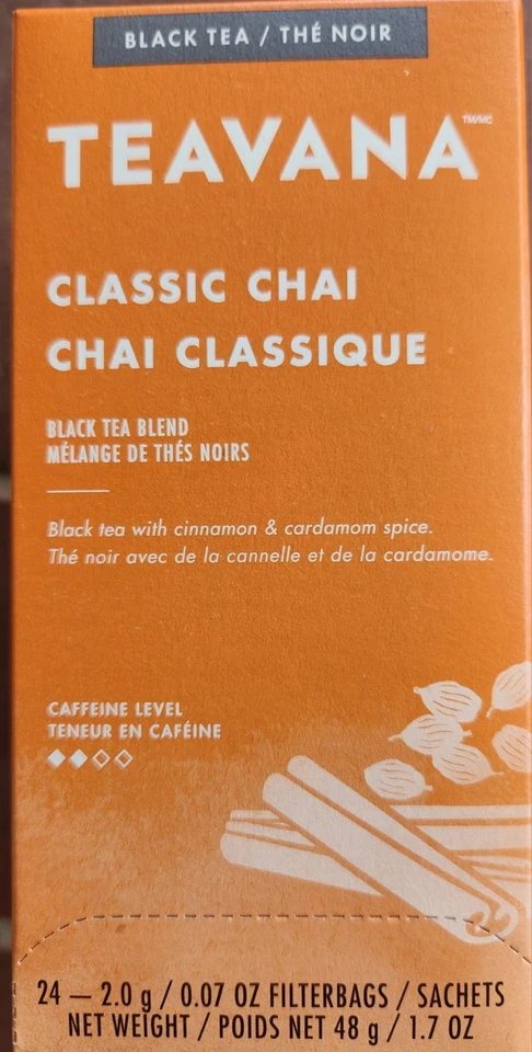 Bolsitas de té Starbucks Teavana Classic Chai, paquete de 144 sobres fecha BB: 7/30/25 Foto 3 de 4