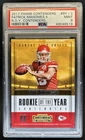 2017 Panini Contenders Patrick Mahomes II Rookie of the Year RC #RY-3 PSA 9