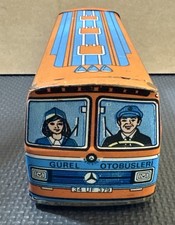 Vintage M stecap Bayb r  G rel Otob sleri Mercedes-Benz Bus Tin Lithograph  70s