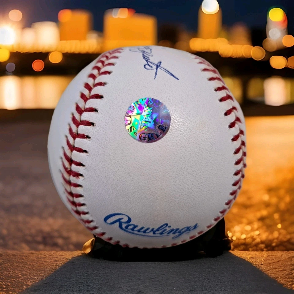 Béisbol firmado por Phil Rizzuto de los Yankees de Nueva York certificado de autenticidad de Rizzuto Foto 4 de 4