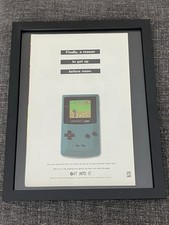 1999 Nintendo GAMEBOY COLOR Print Ad/Poster Graphic Authentic FRAMED Promo