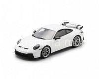 Schuco 450047400 1:12 Porsche 911 GT3 (992) 2021 Weiß Resin Auto Mit Case