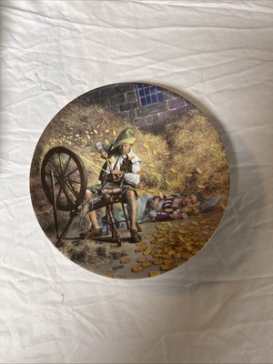 Charles Gehm Collector Plate Rumpelstilzchen 1981 Grimm's Fairy Tales COA #12