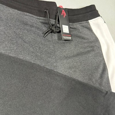 Game Changer Men Premium Denim Studio Collection Colorblock Joggers Black 2XL