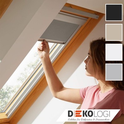   Velux Rollo mit Schienen Verdunkelung DBL Sonnenschutz GGL GGU GPL GPU GTL