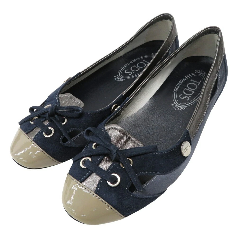 TOD’S TOD'S Scarpe Piatte Nastro Verniciato Navy 35 Donna s