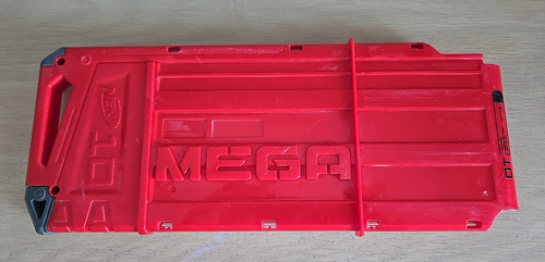 Nerf Mega 10 Round Motostryke Magazine Clip Red & Clear